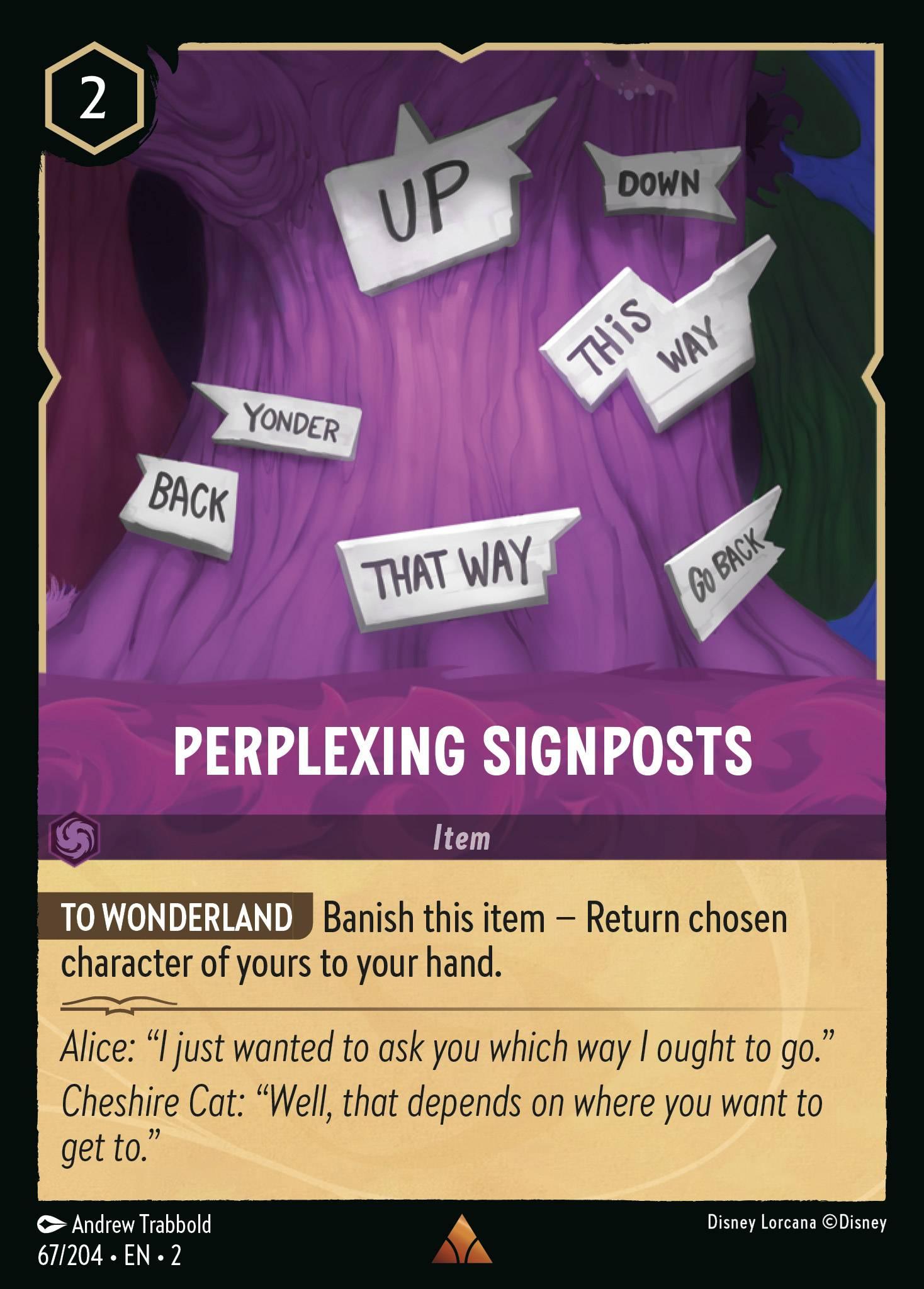 Perplexing Signposts - FOIL — image 1