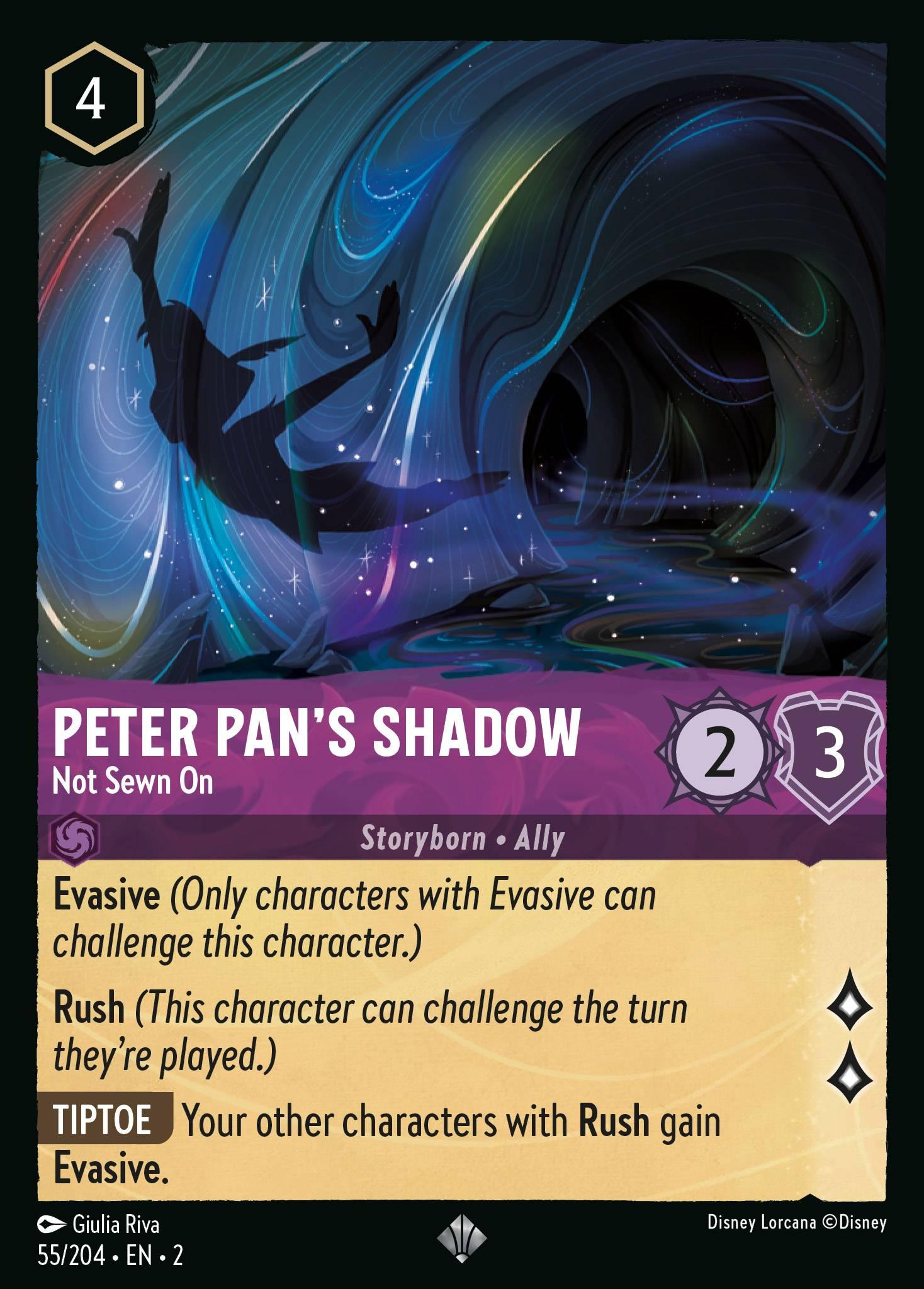 Peter Pan's Shadow, Not Sewn On — image 1