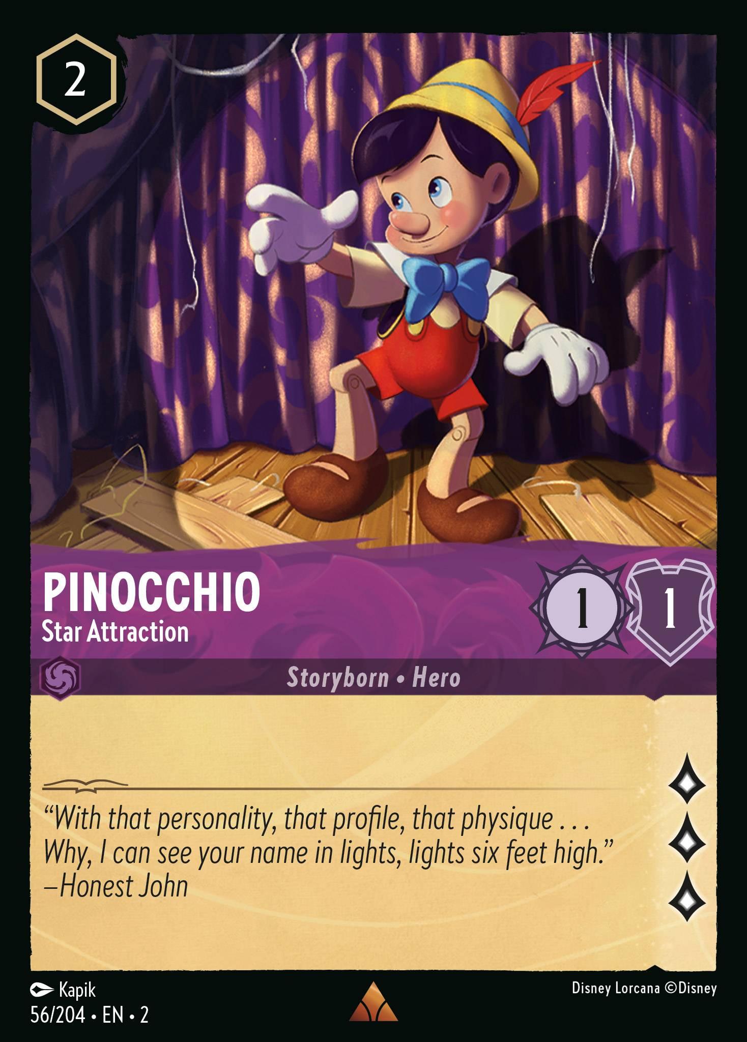 Pinocchio, Star Attraction — image 1