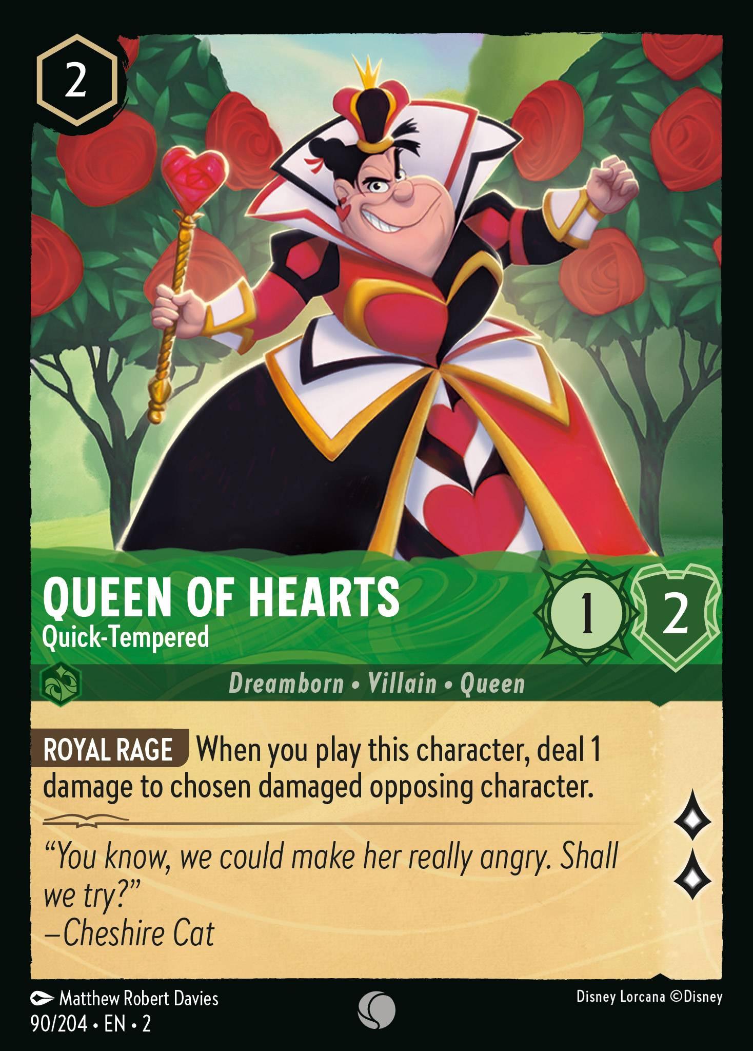 Queen of Hearts, Quick-Tempered — image 1