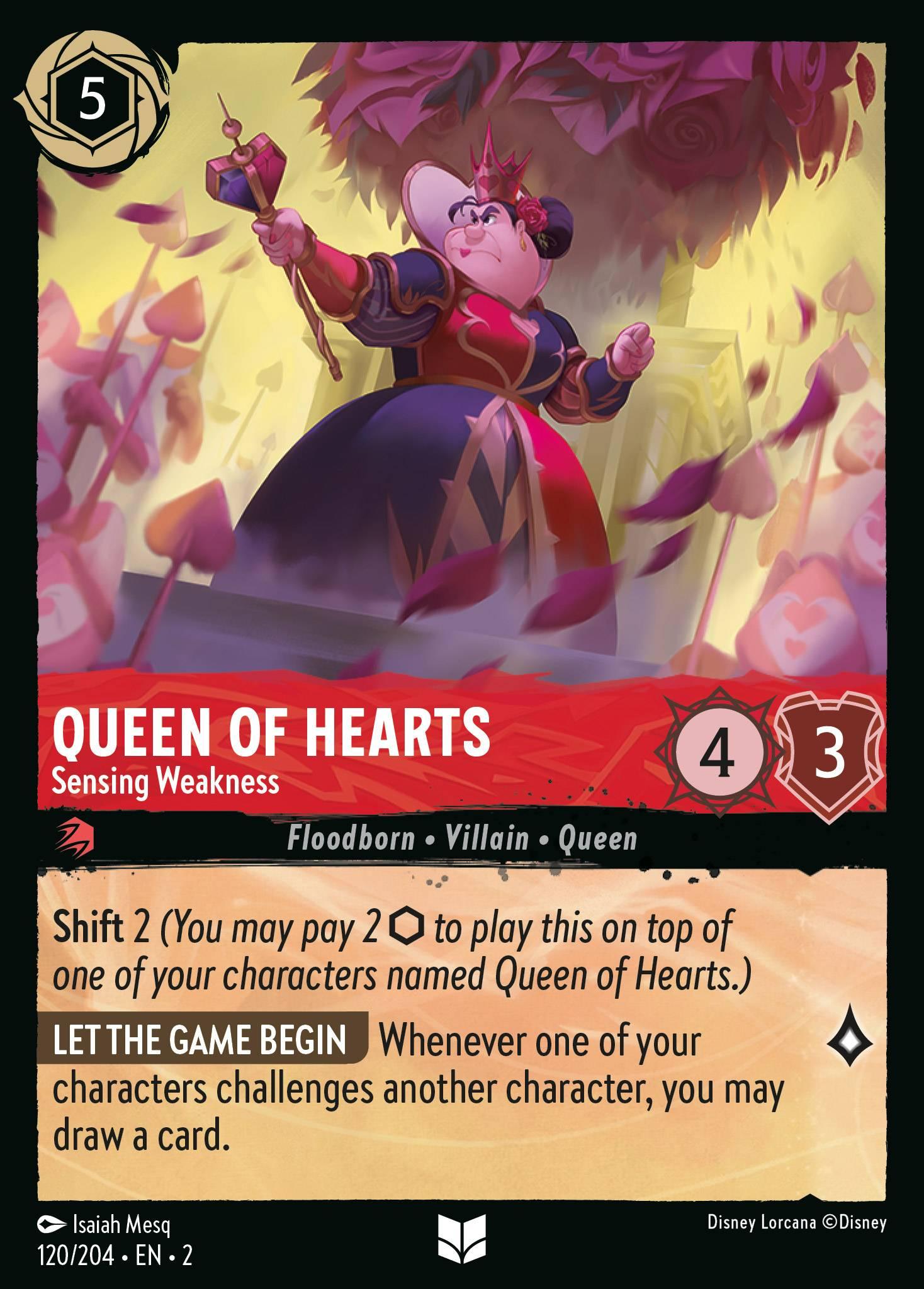 Queen of Hearts, Sensing Weakness — image 1