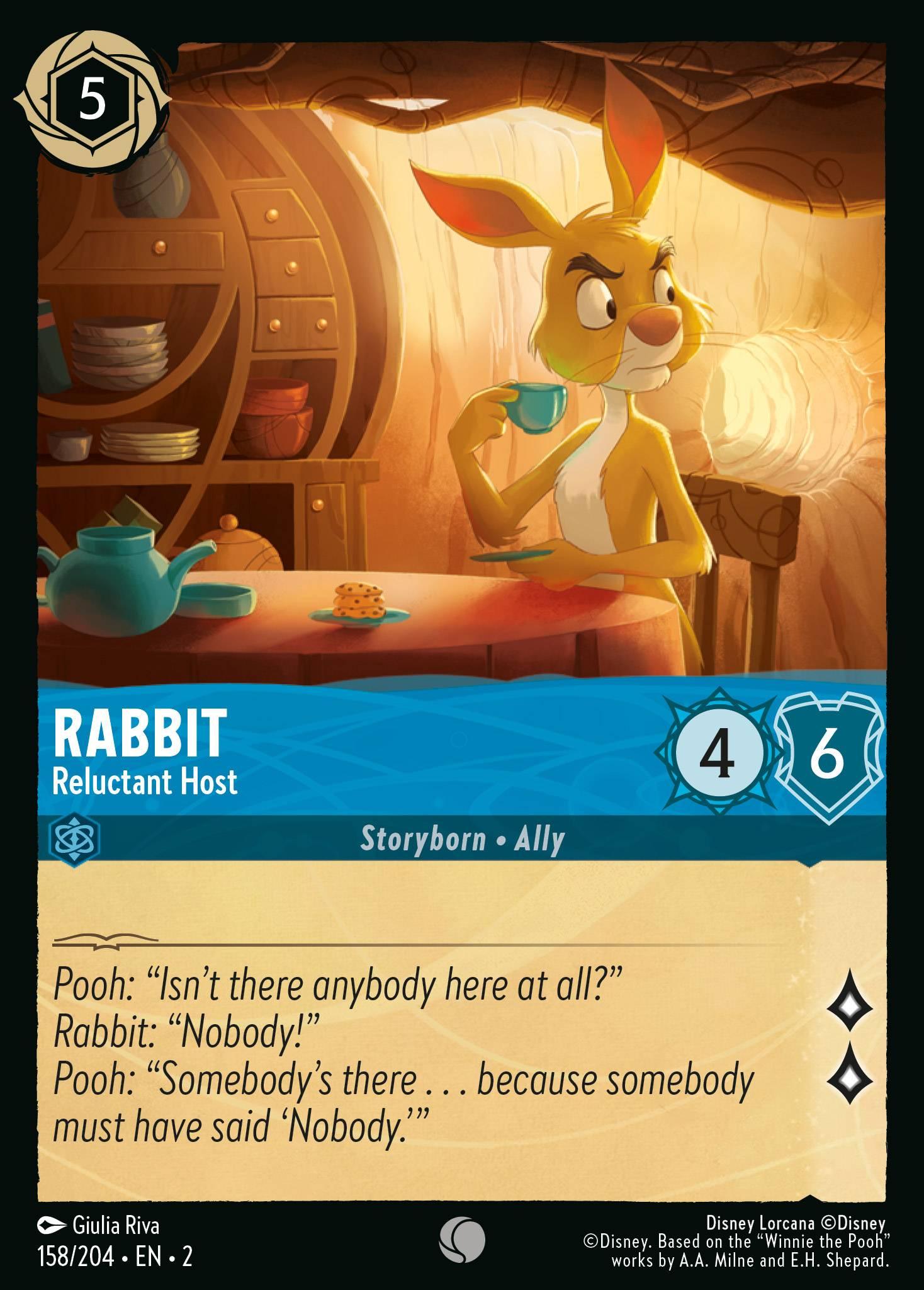 Rabbit, Reluctant Host - FOIL — image 1