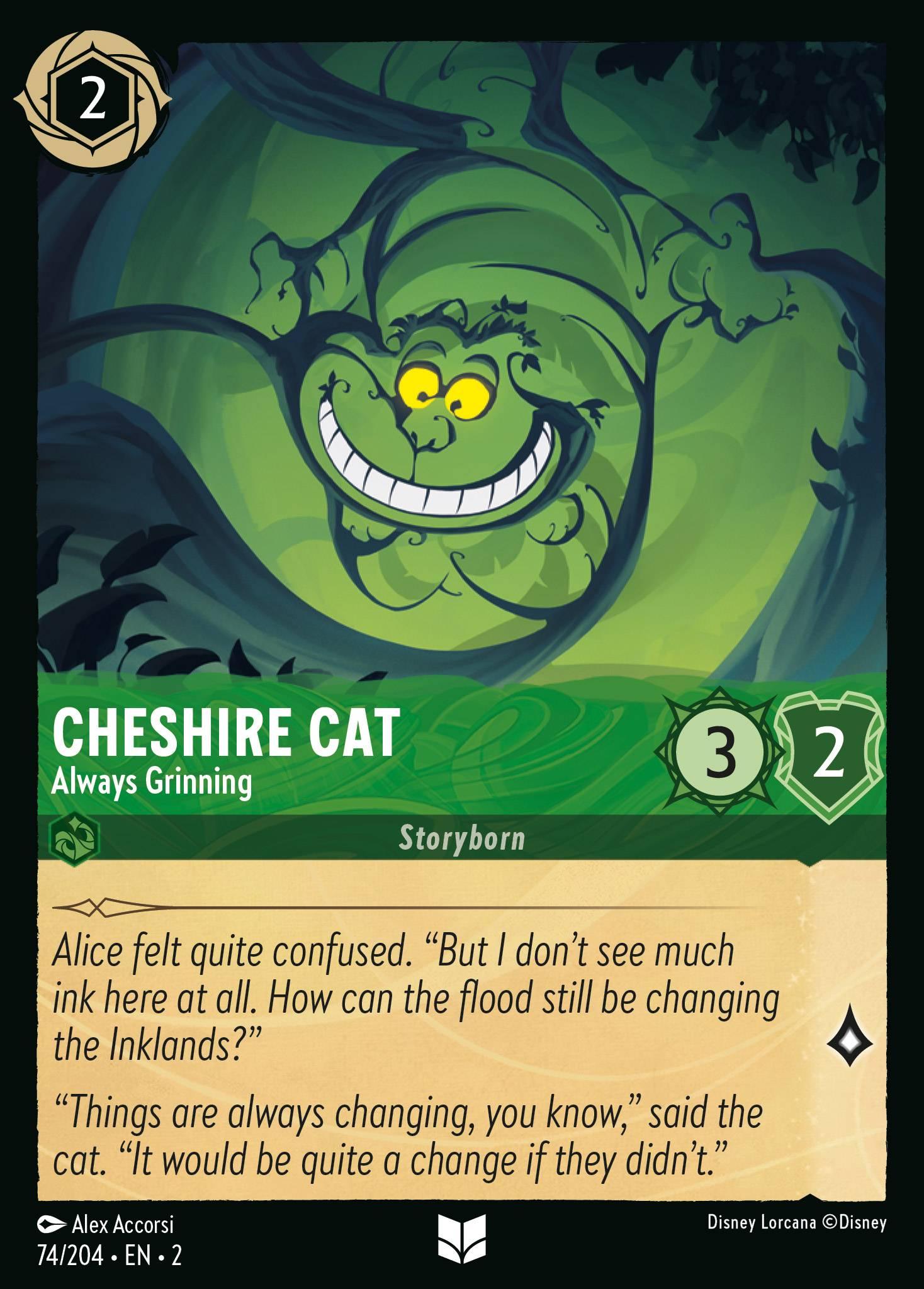 Cheshire Cat, Always Grinning - FOIL — image 1