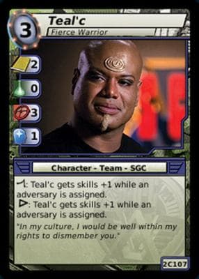 Teal'c, Fierce Warrior - FOIL — image 1