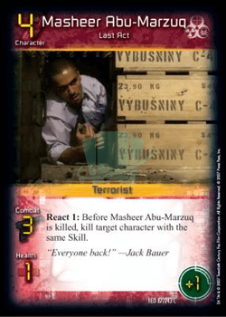 Masheer Abu-Marzuq, Last Act — image 1