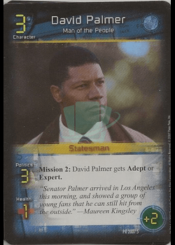 David Palmer, Man of the People — image 1