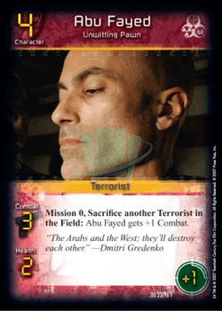 Abu Fayed, Unwitting Pawn - FOIL — image 1
