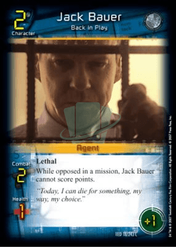 Jack Bauer, Backin Play — image 1