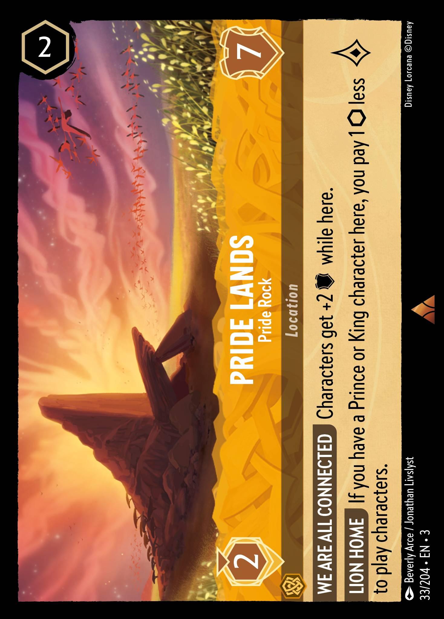Pride Lands, Pride Rock - FOIL — image 1