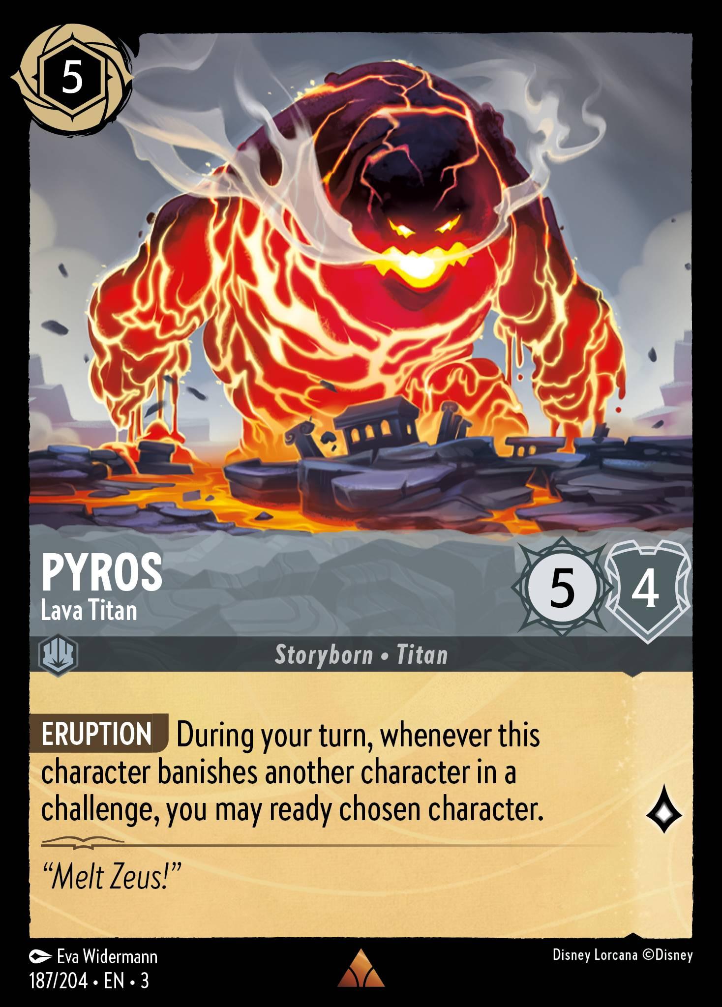 Pyros, Lava Titan - FOIL — image 1