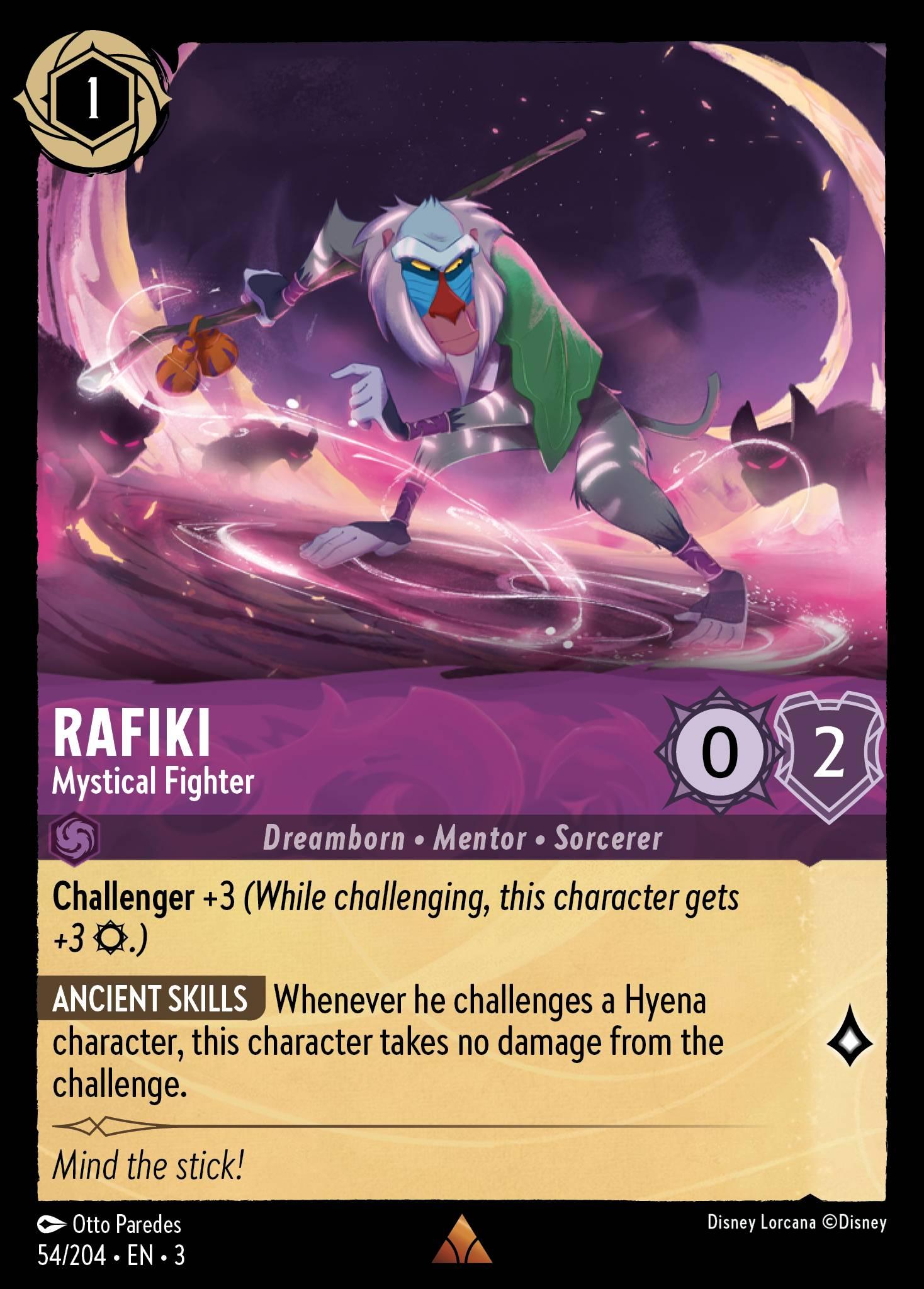 Rafiki, Mystical Fighter - FOIL — image 1