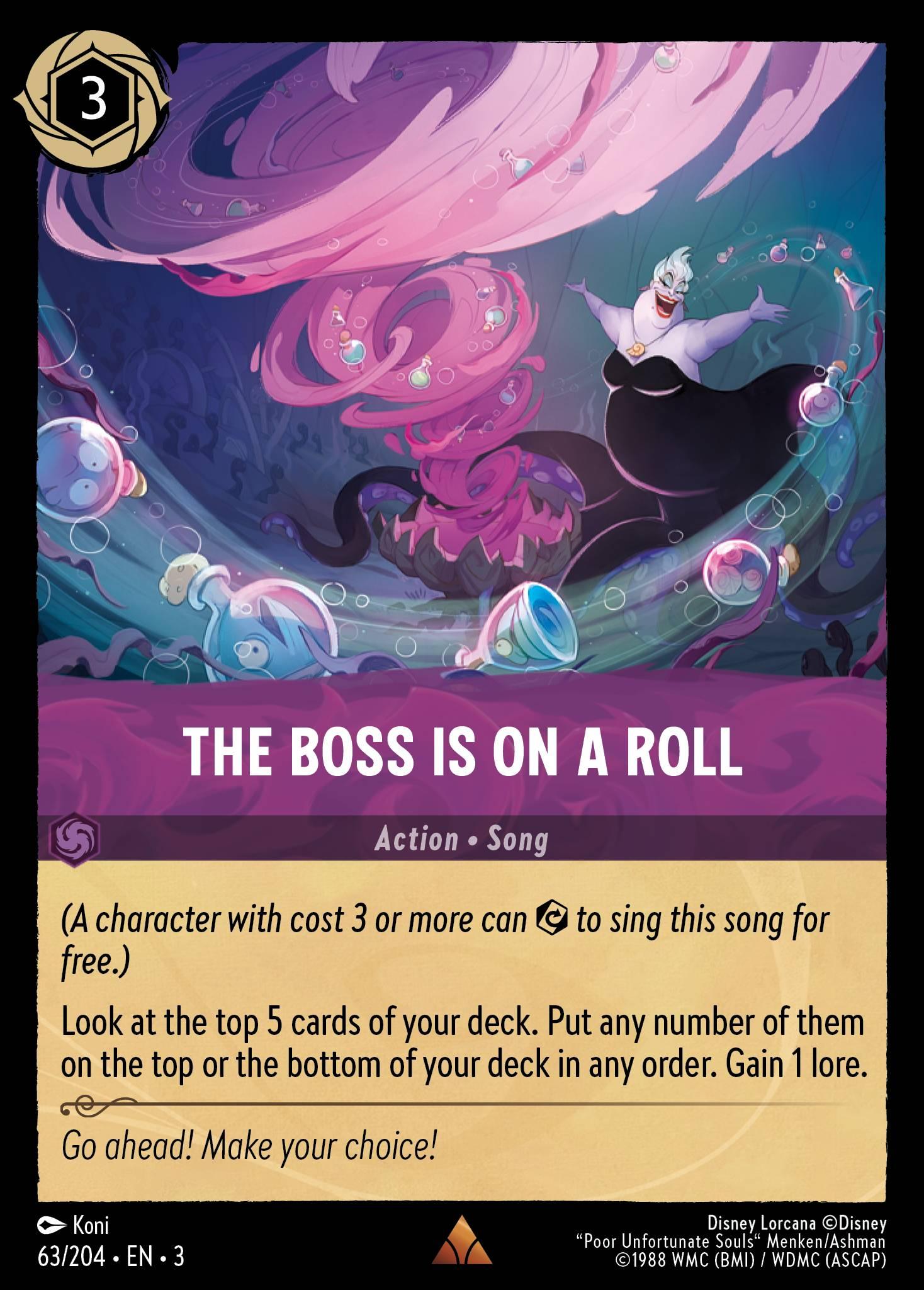 The Boss is on a Roll - FOIL — image 1
