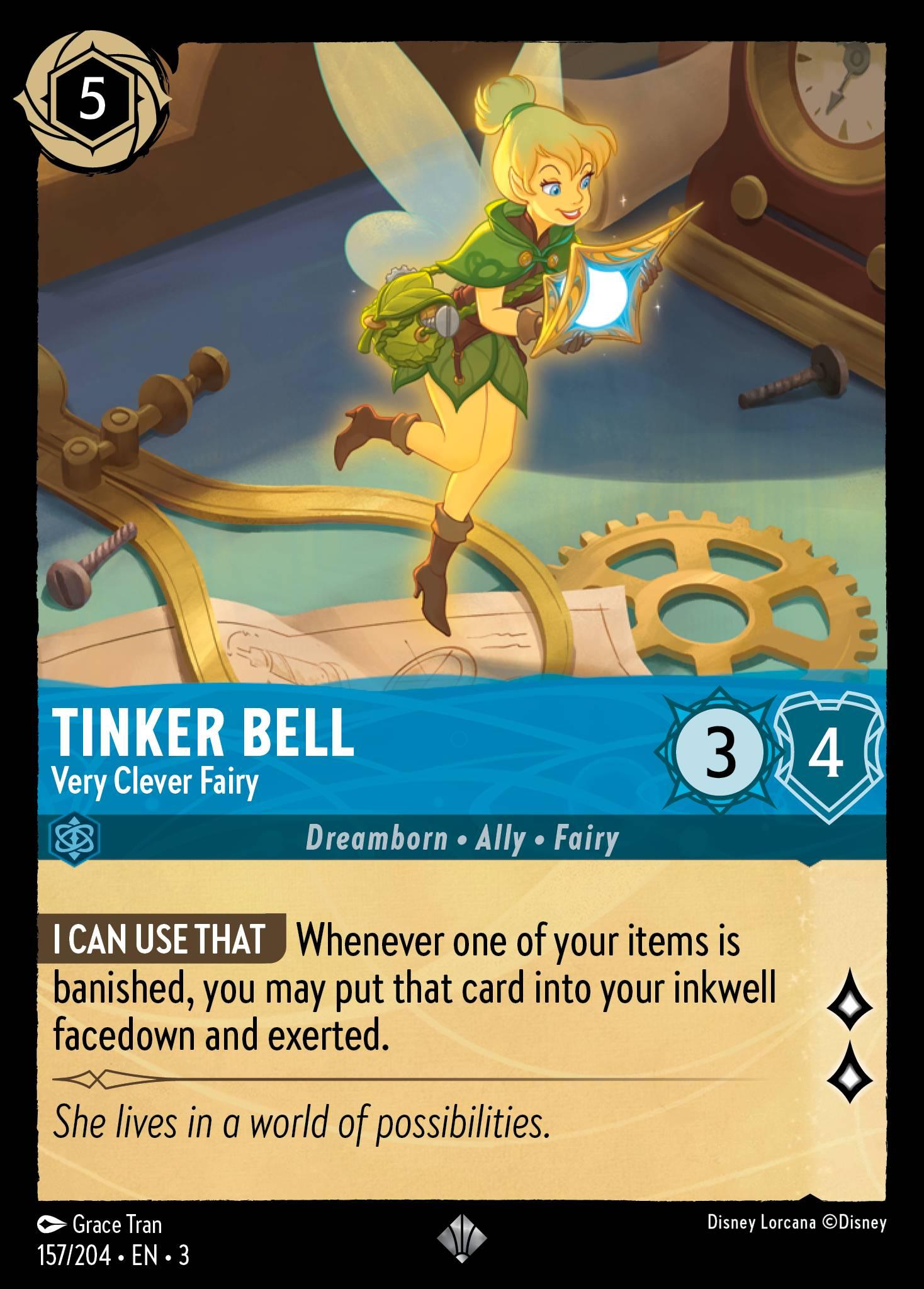 Tinker Bell, Very Clever Fairy - FOIL — image 1