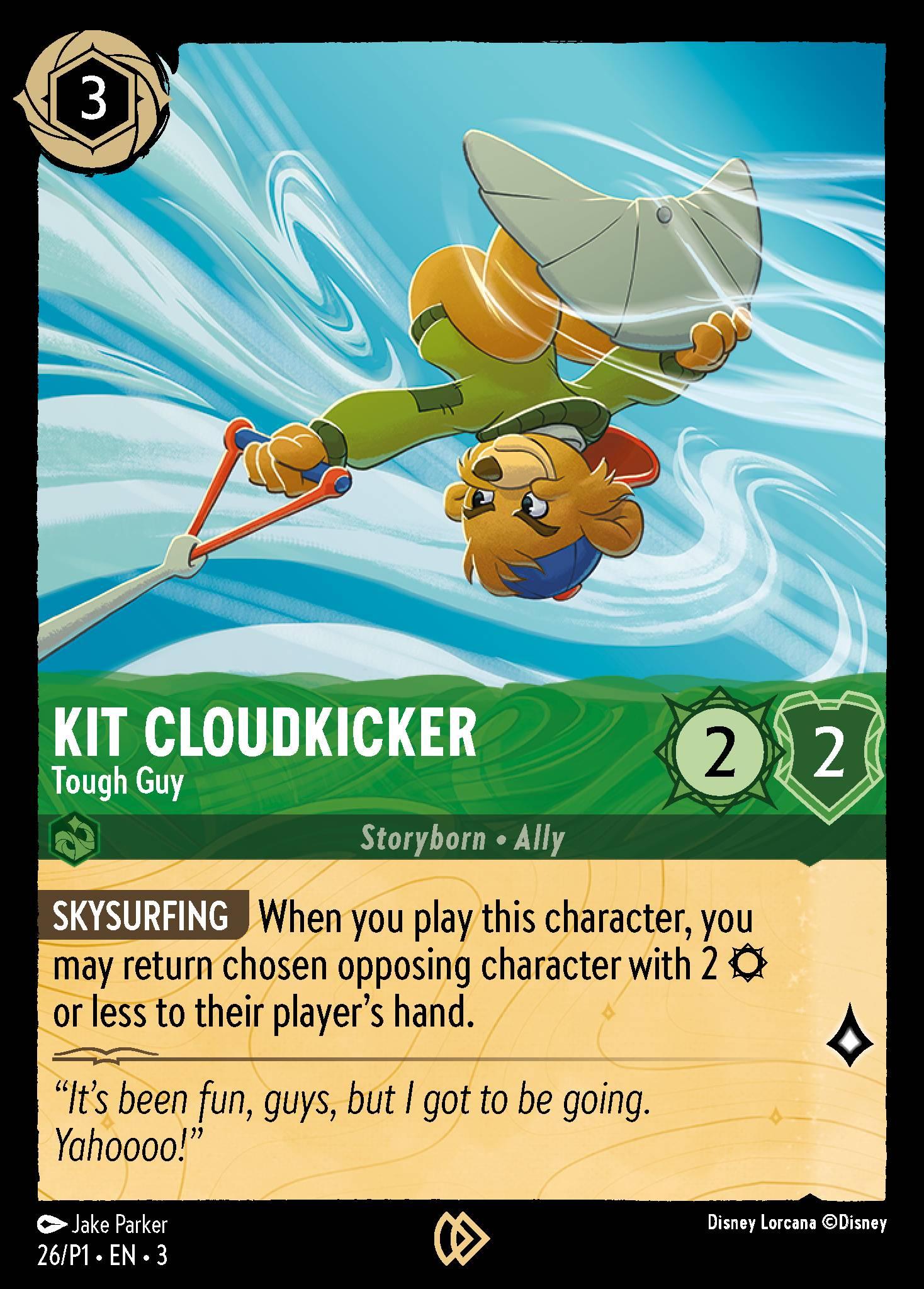 Kit Cloudkicker, Tough Guy - PROMO — image 1