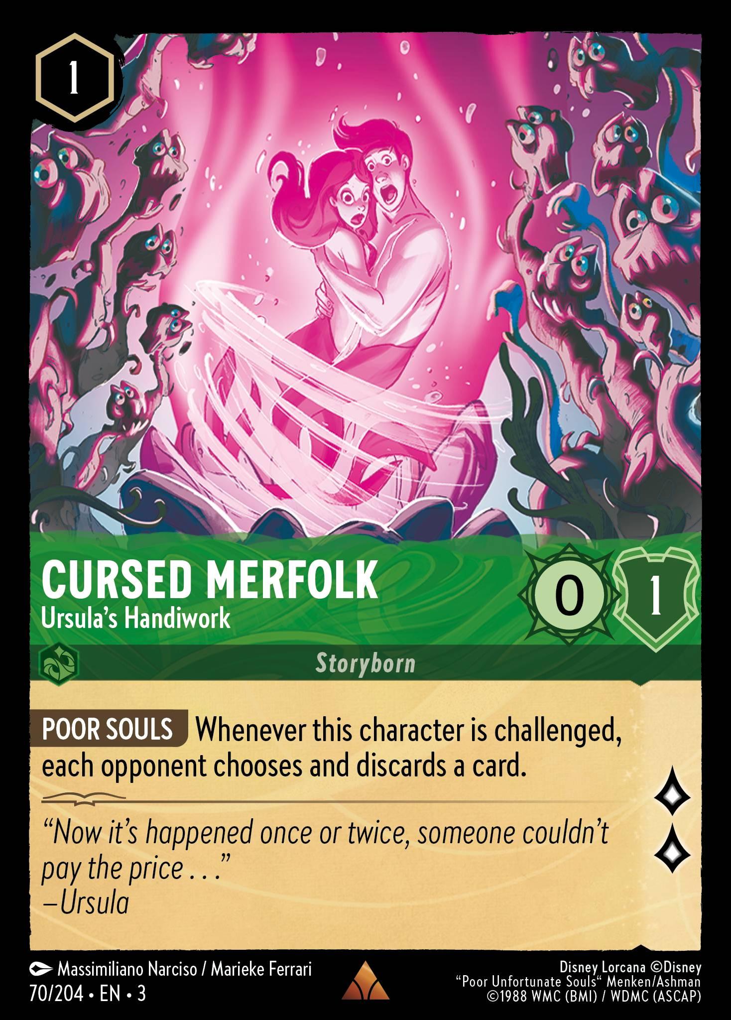 Cursed Merfolk, Ursula's Handiwork - FOIL — image 1