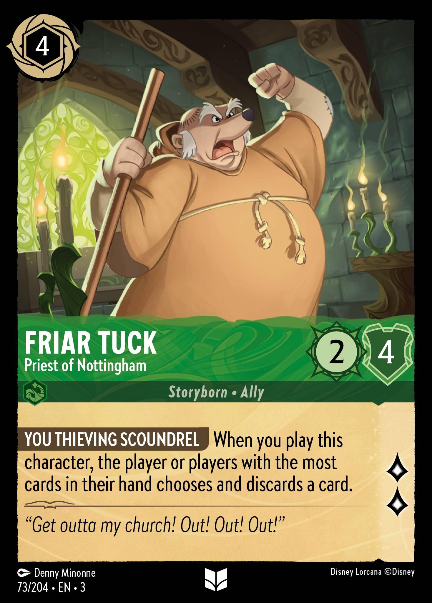 Friar Tuck, Priest of Nottingham - FOIL — image 1