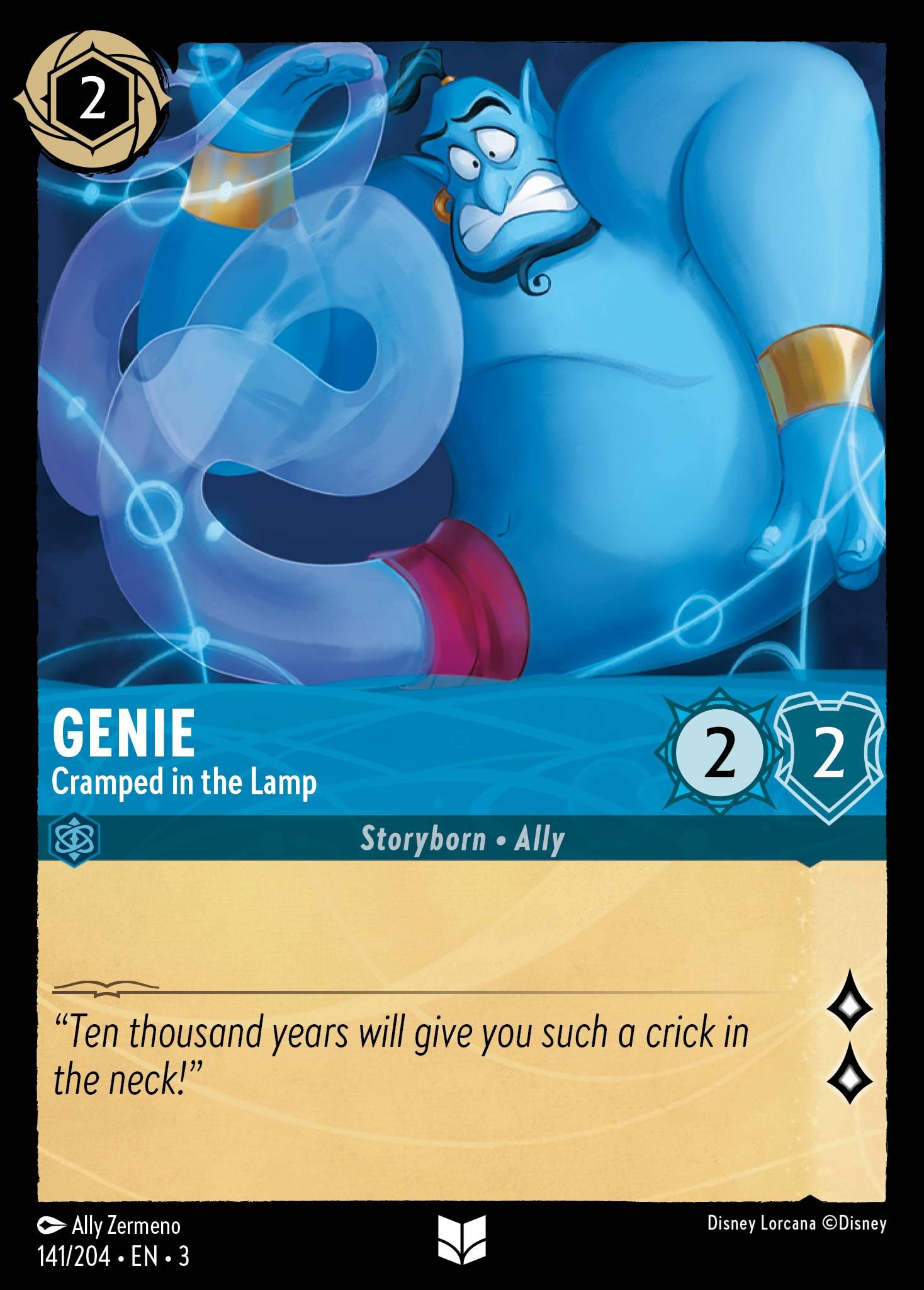 Genie, Cramped in the Lamp - FOIL — image 1