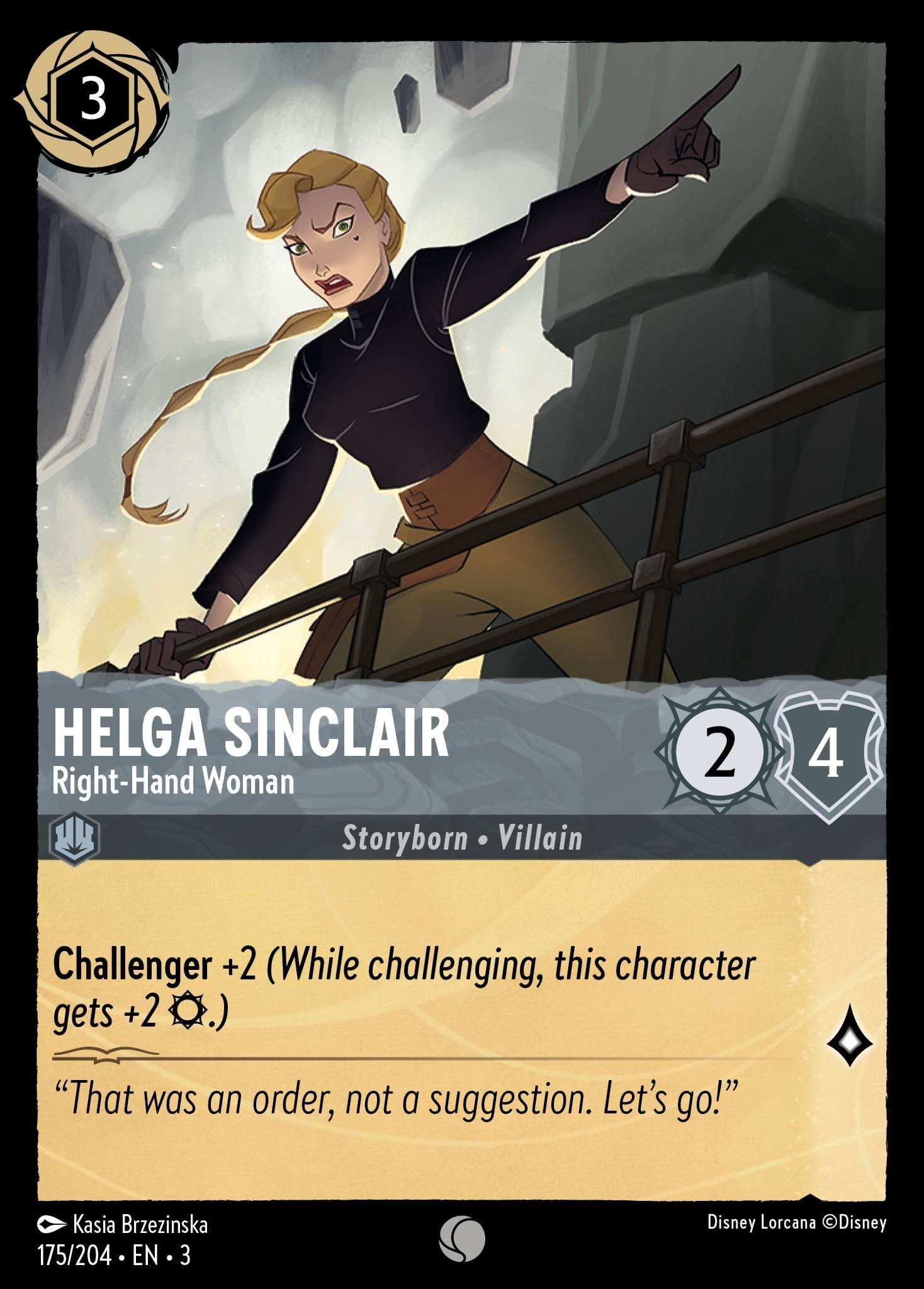 Helga Sinclair, Right-Hand Woman - FOIL — image 1