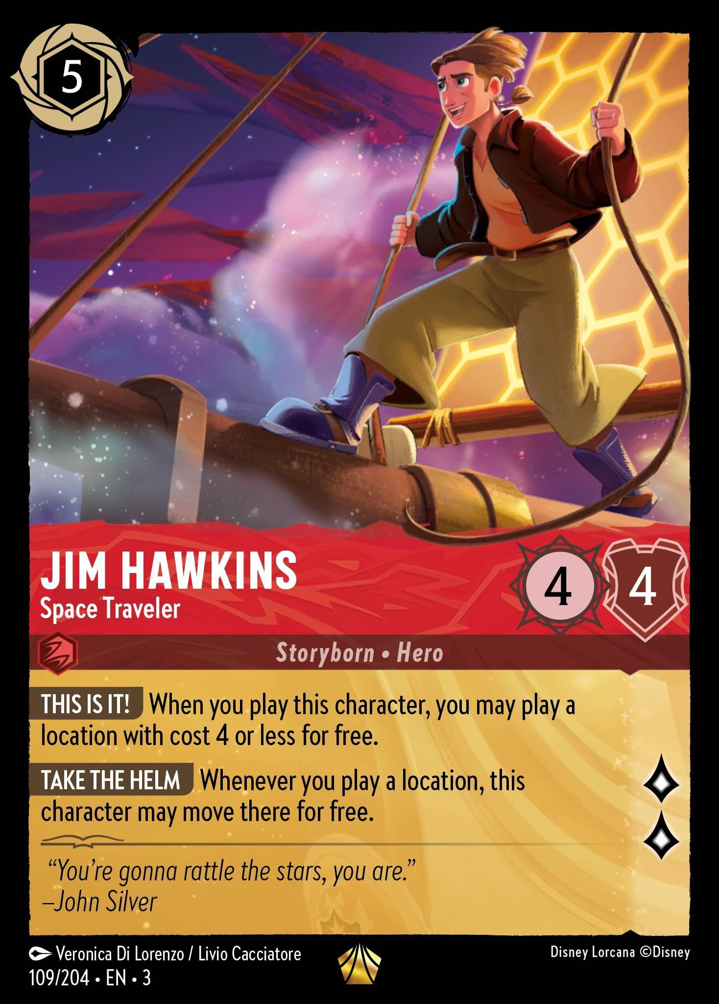 Jim Hawkins, Space Traveler - FOIL — image 1