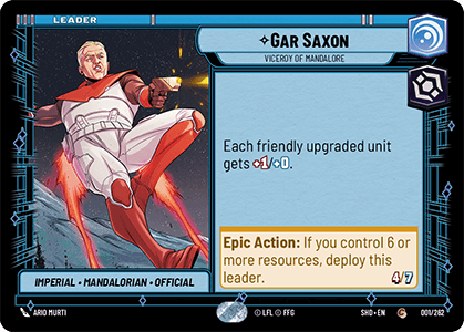Gar Saxon, Viceroy of Mandalore — image 1