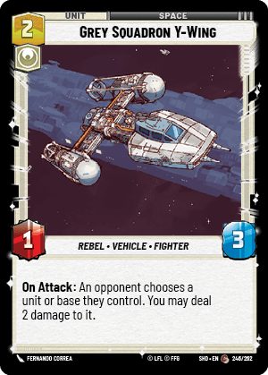 Grey Squadron Y-Wing - FOIL — image 1