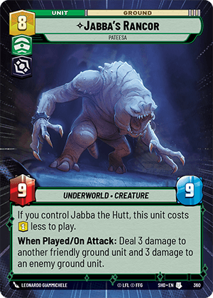 Jabba’s Rancor, Pateesa - HYPERSPACE FOIL — image 1