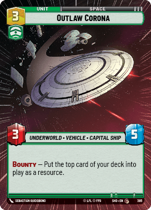 Outlaw Corona - HYPERSPACE FOIL — image 1