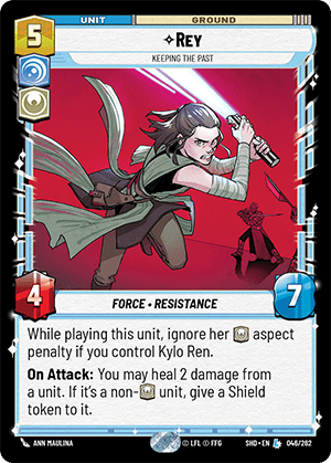 Rey, Keeping the Past - FOIL — image 1