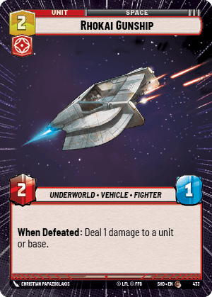Rhokai Gunship - HYPERSPACE FOIL — image 1