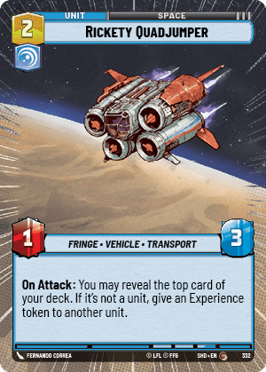 Rickety Quadjumper - HYPERSPACE FOIL — image 1
