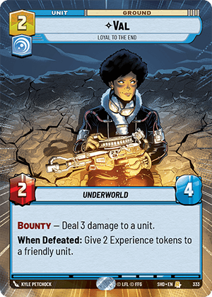 Val, Loyal to the End - HYPERSPACE — image 1