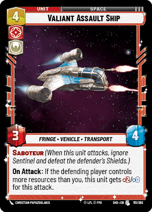Valiant Assault Ship — image 1