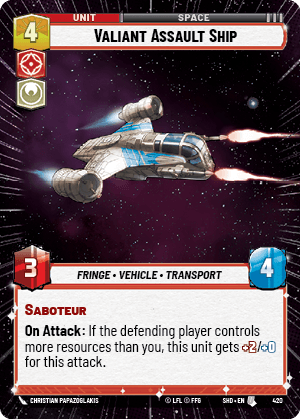 Valiant Assault Ship - HYPERSPACE — image 1