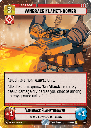 Vambrace Flamethrower - HYPERSPACE — image 1