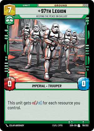 97th Legion, Keeping the Peace on Sullust - FOIL — image 1