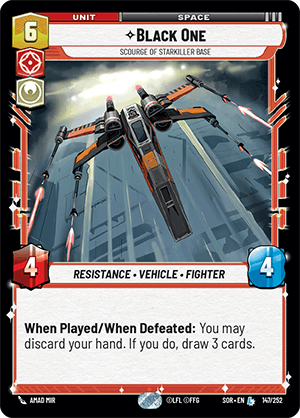 Black One, Scourge of Starkiller Base - FOIL — image 1