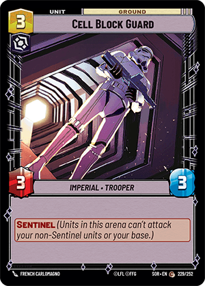Cell Block Guard - FOIL — image 1