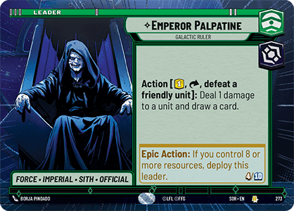 Emperor Palpatine, Galactic Ruler - HYPERSPACE — image 1