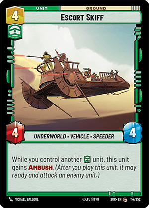 Escort Skiff - FOIL — image 1