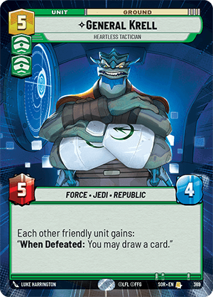 General Krell, Heartless Tactician - HYPERSPACE — image 1