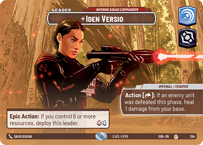 Iden Versio, Inferno Squad Commander - SHOWCASE — image 1