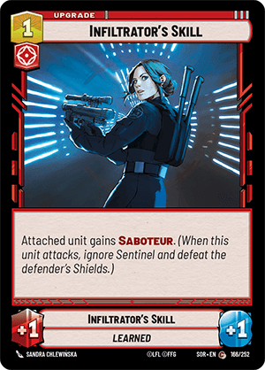 Infiltrator's Skill - FOIL — image 1