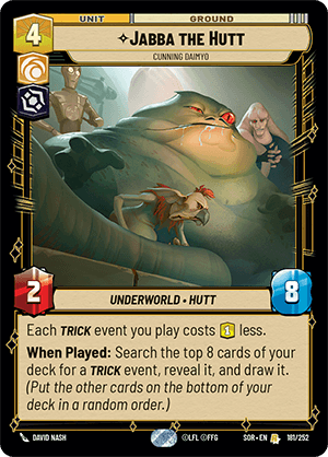 Jabba the Hutt, Cunning Daimyo - FOIL — image 1