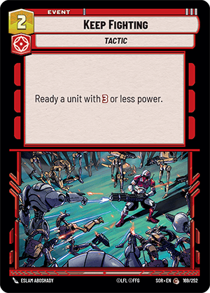 Keep Fighting - FOIL — image 1