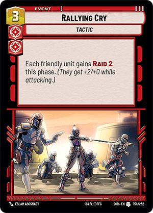 Rallying Cry - FOIL — image 1