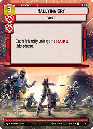 Rallying Cry - HYPERSPACE FOIL — image 1