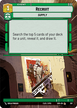 Recruit - HYPERSPACE FOIL — image 1