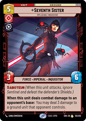 Seventh Sister, Implacable Inquisitor - FOIL — image 1