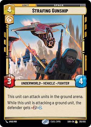 Strafing Gunship - FOIL — image 1