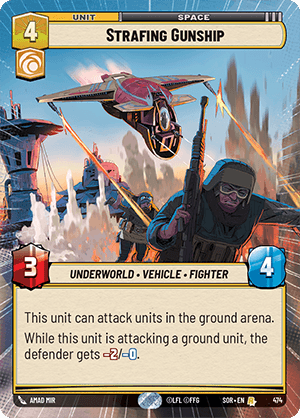 Strafing Gunship - HYPERSPACE FOIL — image 1